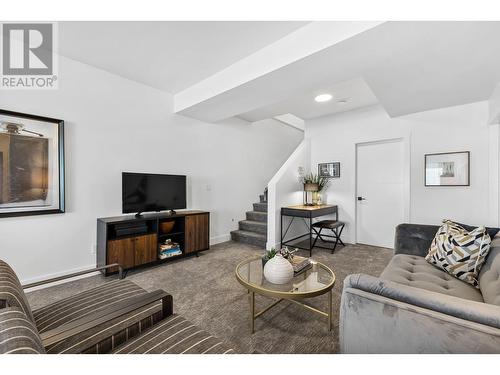 Photos from the developers showhome of the same floor plan - 7735 Okanagan Hills Boulevard Unit# 58, Vernon, BC - Indoor Photo Showing Living Room