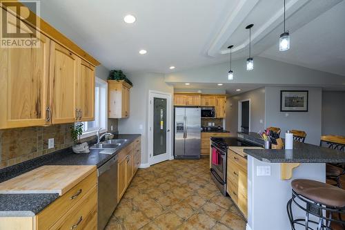 3885 Spiritwood Road, Prince George, BC - Indoor Photo Showing Kitchen With Double Sink