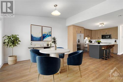 Virtually Staged - 350 Montee Outaouais Street Unit#603, Rockland, ON - Indoor Photo Showing Kitchen