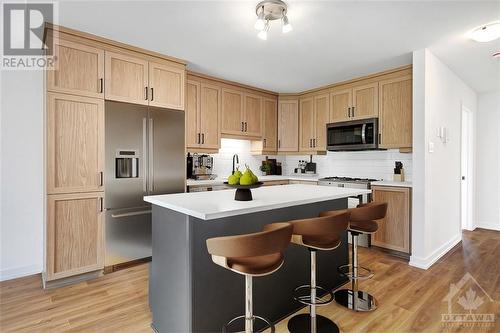 Virtually Staged - 350 Montee Outaouais Street Unit#603, Rockland, ON - Indoor Photo Showing Kitchen