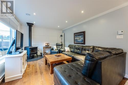 21 Stephano Street, St. John'S, NL - Indoor Photo Showing Living Room With Fireplace