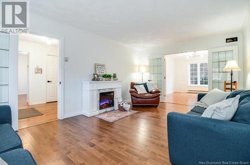 11 Southall Court, Fredericton, NB - Indoor Photo Showing Living Room With Fireplace