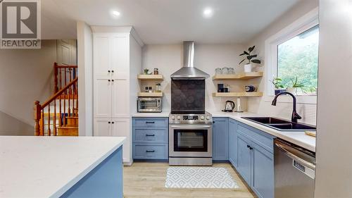 91 Stirling Crescent, St. John'S, NL - Indoor Photo Showing Kitchen With Double Sink