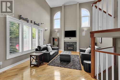 26 Farmhouse Road, London, ON - Indoor Photo Showing Living Room With Fireplace