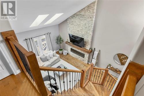 4237 Pearleaf Court, Windsor, ON - Indoor Photo Showing Other Room With Fireplace