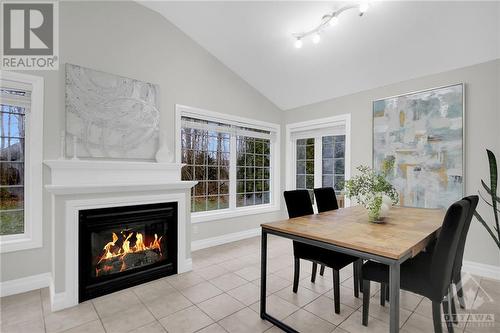 155 Dunlop Crescent, Russell, ON - Indoor Photo Showing Dining Room With Fireplace