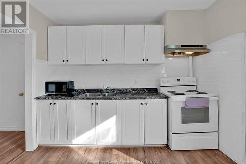 561 Riverside Drive East, Windsor, ON - Indoor Photo Showing Kitchen With Double Sink