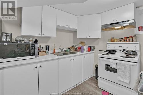 561 Riverside Drive East, Windsor, ON - Indoor Photo Showing Kitchen With Double Sink