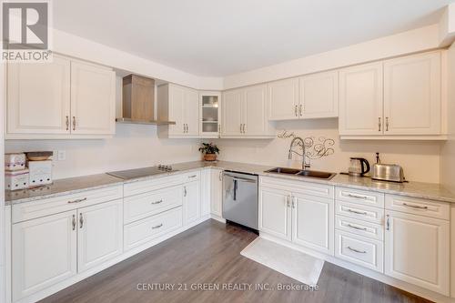 303 Yates Drive, Milton, ON - Indoor Photo Showing Kitchen With Double Sink