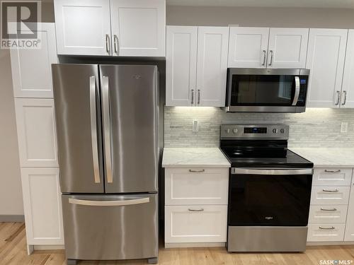 1921 95Th Street, North Battleford, SK - Indoor Photo Showing Kitchen With Stainless Steel Kitchen