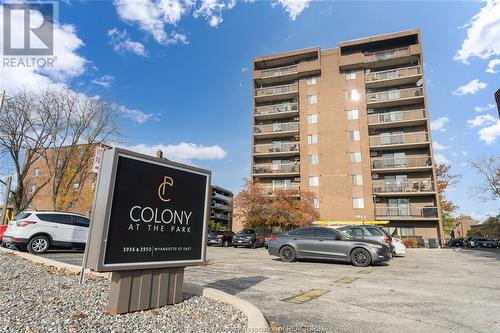 3936 Wyandotte Street East Unit# 709, Windsor, ON - Outdoor With Balcony With Facade