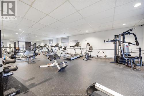 3936 Wyandotte Street East Unit# 709, Windsor, ON - Indoor Photo Showing Gym Room