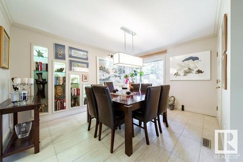 #4 14812 45 Av Nw, Edmonton, AB - Indoor Photo Showing Dining Room