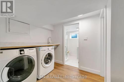 Bsmt - 83 Searle Avenue, Toronto, ON - Indoor Photo Showing Laundry Room