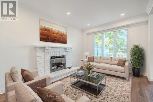 15 Herrell Avenue, Barrie, ON - Indoor Photo Showing Living Room With Fireplace