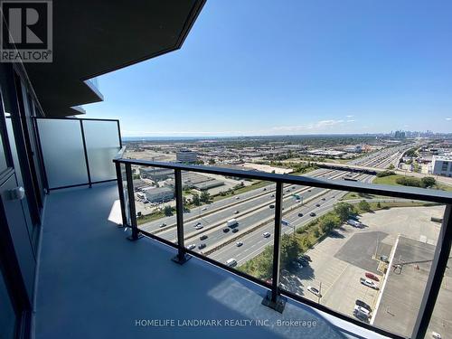 2002 - 36 Zorra Street, Toronto, ON - Outdoor With Balcony With View With Exterior