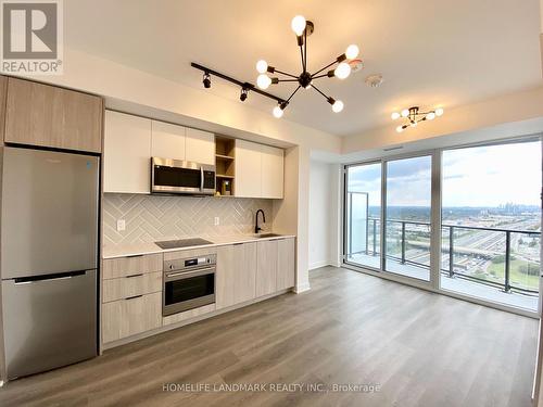 2002 - 36 Zorra Street, Toronto, ON - Indoor Photo Showing Kitchen With Stainless Steel Kitchen