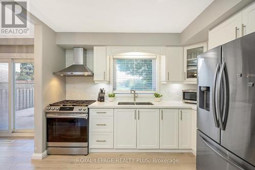 349 Delrex Boulevard, Halton Hills, ON - Indoor Photo Showing Kitchen With Stainless Steel Kitchen With Double Sink With Upgraded Kitchen