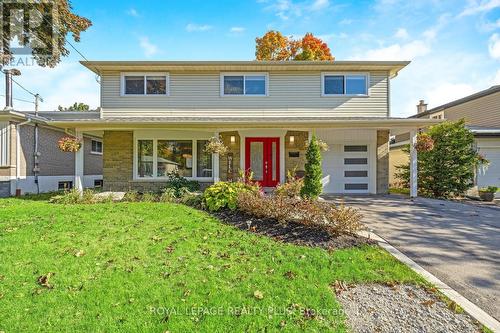 349 Delrex Boulevard, Halton Hills, ON - Outdoor With Deck Patio Veranda With Facade