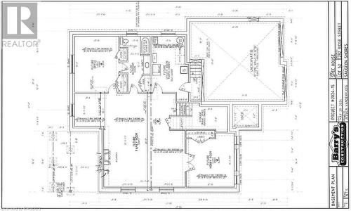 Basement Floor Plan - 282 Ridge Street, Port Elgin, ON - Other