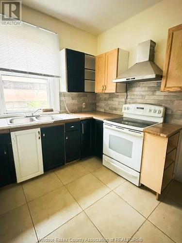 426 Bruce Avenue, Windsor, ON - Indoor Photo Showing Kitchen With Double Sink