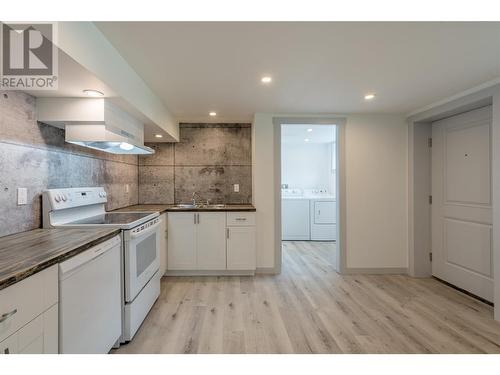 Large suite kitchen with lots of cupboard and counter space - 3600 13 Street, Vernon, BC 