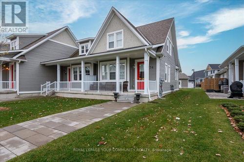 74 Discovery Trail, Midland, ON - Outdoor With Deck Patio Veranda With Facade