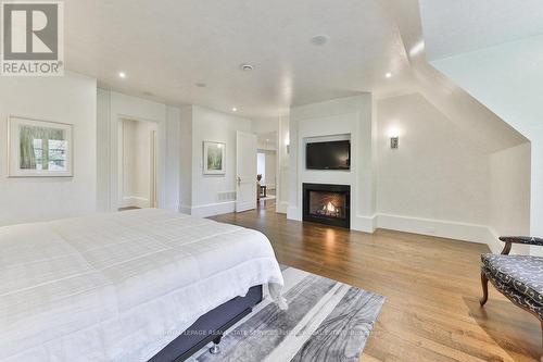 241 Roseland Crescent, Burlington, ON - Indoor Photo Showing Bedroom With Fireplace