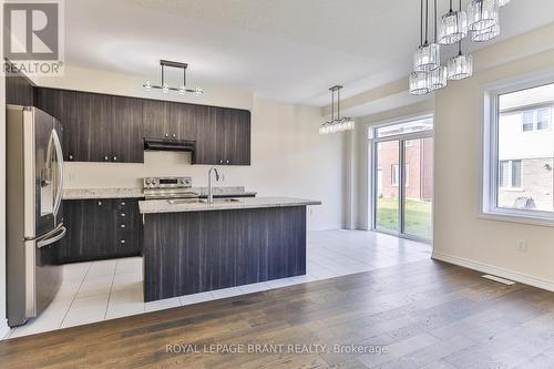 6 Mclaren Avenue, Brantford, ON - Indoor Photo Showing Kitchen With Stainless Steel Kitchen With Upgraded Kitchen