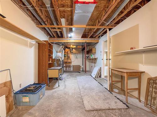 31 Hanbury Place, Brandon, MB - Indoor Photo Showing Basement