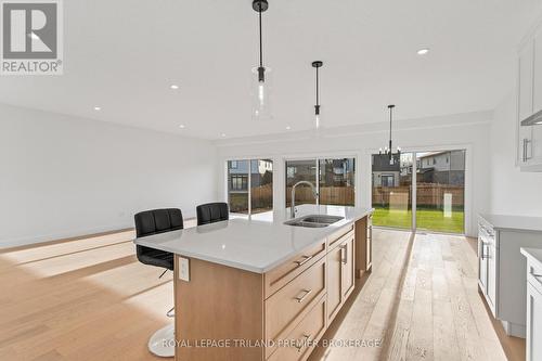 258 Hesselman Crescent, London, ON - Indoor Photo Showing Kitchen With Double Sink