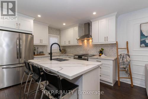 49 Hillary Avenue, Toronto, ON - Indoor Photo Showing Kitchen With Stainless Steel Kitchen With Upgraded Kitchen