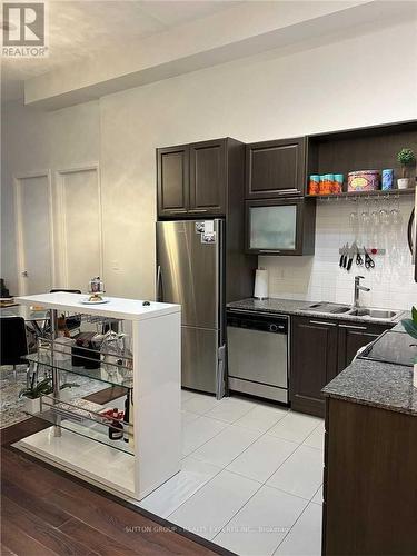 408 - 500 Sherbourne Street, Toronto, ON - Indoor Photo Showing Kitchen With Double Sink