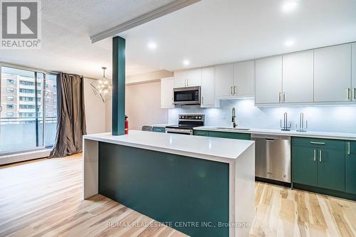 508 - 101 Prudential Drive, Toronto, ON - Indoor Photo Showing Kitchen With Upgraded Kitchen