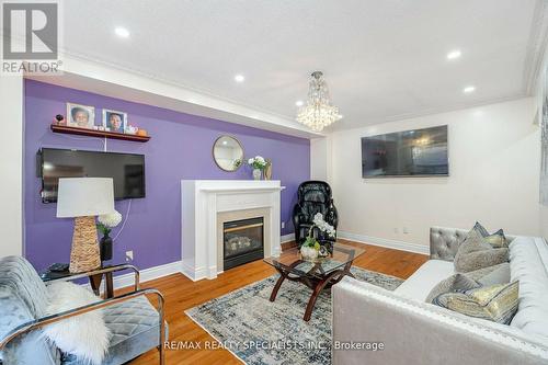 36 Dunvegan Crescent, Brampton, ON - Indoor Photo Showing Living Room With Fireplace