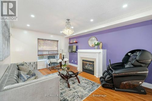 36 Dunvegan Crescent, Brampton, ON - Indoor Photo Showing Living Room With Fireplace