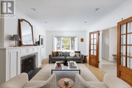 22 Queen Anne Road, Toronto, ON - Indoor Photo Showing Living Room With Fireplace