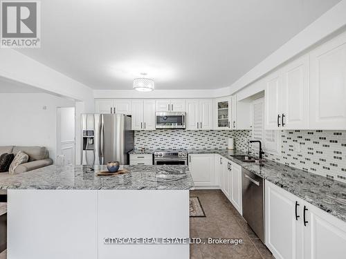 839 Etherington Way, Milton, ON - Indoor Photo Showing Kitchen With Stainless Steel Kitchen With Double Sink With Upgraded Kitchen