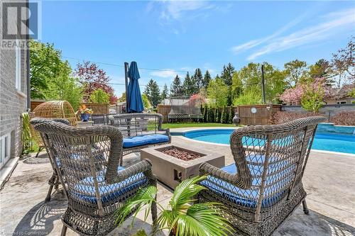 175 Oakhill Place, Ancaster, ON - Outdoor With In Ground Pool With Deck Patio Veranda