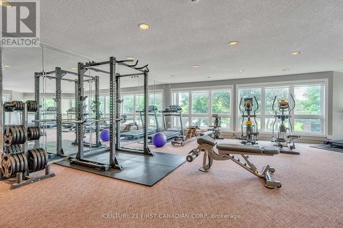 103 - 1 Jacksway Crescent, London, ON - Indoor Photo Showing Gym Room