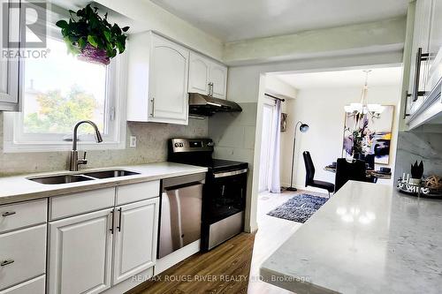 27 Gilmour Drive, Ajax, ON - Indoor Photo Showing Kitchen With Stainless Steel Kitchen With Double Sink