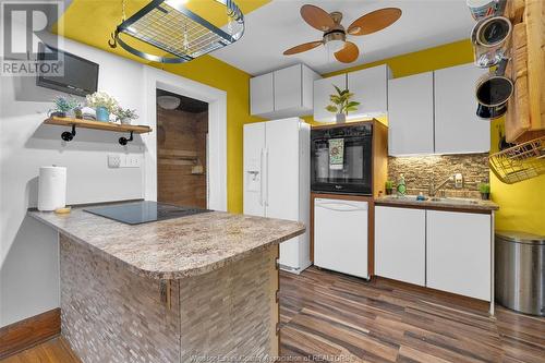 1489 Church, Windsor, ON - Indoor Photo Showing Kitchen With Double Sink