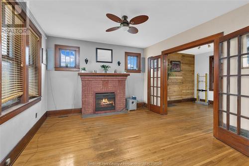 1489 Church, Windsor, ON - Indoor With Fireplace