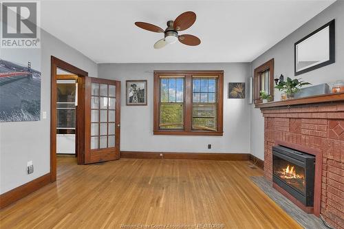 1489 Church, Windsor, ON - Indoor With Fireplace