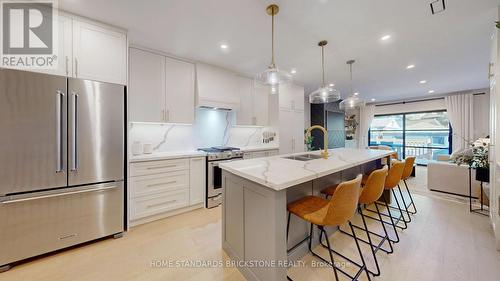 805 Windermere Avenue, Toronto, ON - Indoor Photo Showing Kitchen With Stainless Steel Kitchen With Upgraded Kitchen