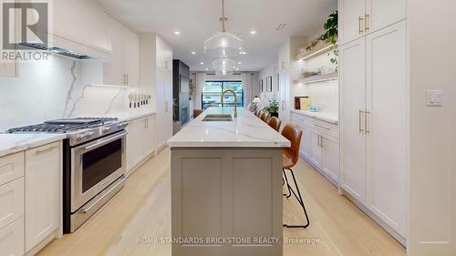 805 Windermere Avenue, Toronto, ON - Indoor Photo Showing Kitchen With Double Sink With Upgraded Kitchen