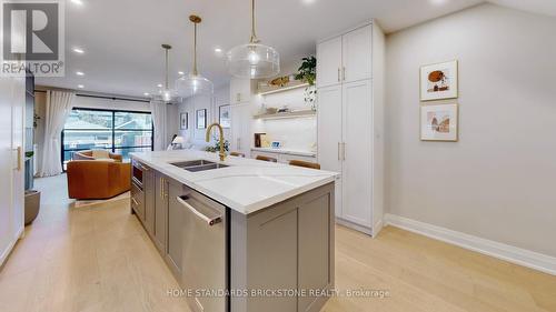 805 Windermere Avenue, Toronto, ON - Indoor Photo Showing Kitchen With Double Sink