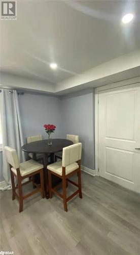 Dining area with light wood-type flooring - 896 John Street Street Unit# B2, Innisfil, ON - Indoor