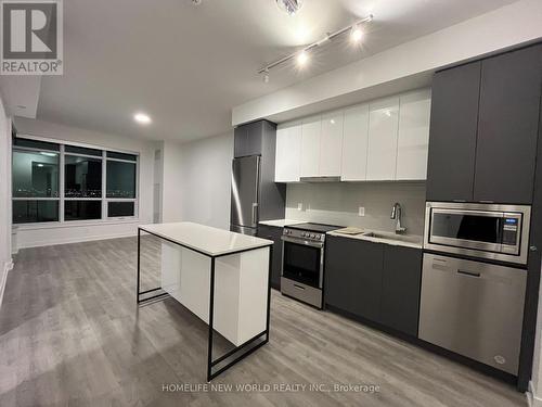 A-2202 - 30 Upper Mall Way, Vaughan, ON - Indoor Photo Showing Kitchen With Double Sink