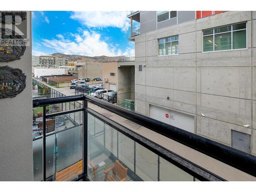 Spacious Patio With Mountain Views - 1331 Ellis Street Unit# 209, Kelowna, BC - Outdoor With Exterior